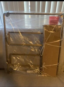 26”x31 Marit Metal Wall Shelf Gold Color Kate & Lauren - Picture 1 of 7