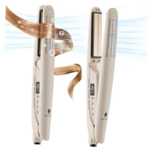 Flat Iron Hair Straightener, Hair Straightener and Curler 2-in-1, 360° - Picture 1 of 7