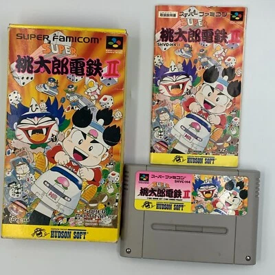 Super Momotarou Dentetsu II Super Famicom SFC Japan Import US Seller - Image 1 of 4