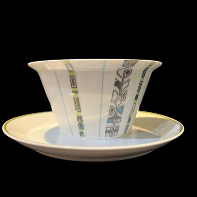 Tigela de molho vintage Rosenthal Alemanha Berlim GRUNEWALD com placa inferior anexada - Imagem 1 de 4