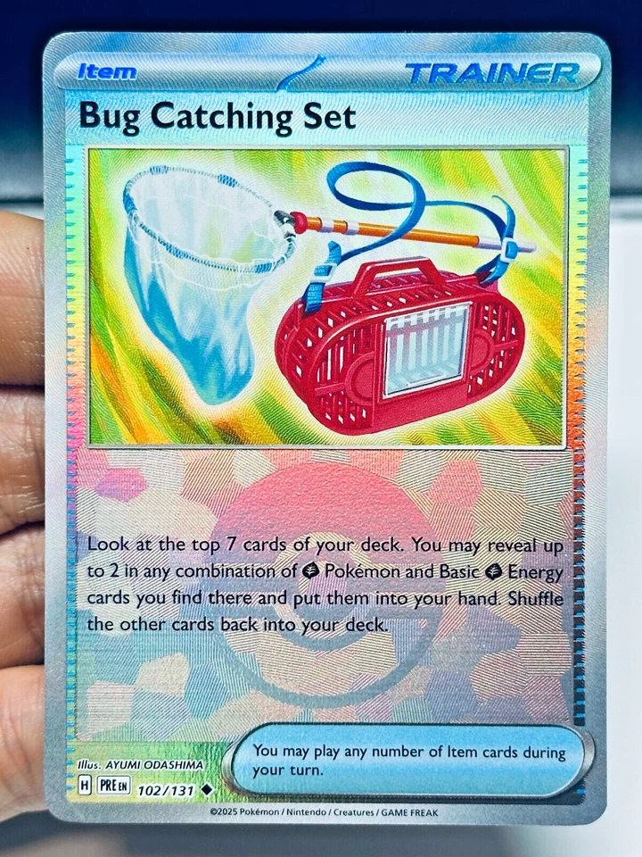 Pokemon SV Prismatic Evolutions Pokeball & Master Ball Reverse 1-131 You PICK! - Image 1 of 1