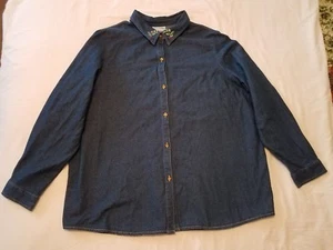 Blair denim embroidered women's shirt  size 2XL - Picture 1 of 6