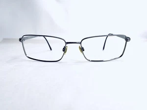 Polo Ralph Lauren Silver Metal Rectangular Glass Italy Polo1036 9002 55 18 135 - Picture 1 of 12