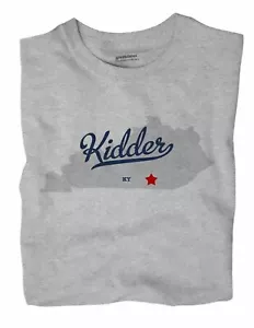 Kidder Kentucky KY T-Shirt MAP - Picture 1 of 6
