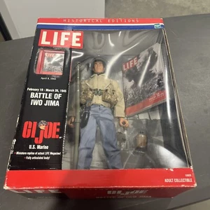 Hasbro G.I. Joe US Marine 12 Feb 19 - March 26, 1945 Battle of Iwo Jima LIFE... - Picture 1 of 3