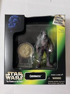 Star Wars Power of The Force CHEWBACCA Special Limited Edition Minted NEW