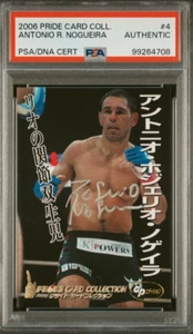 2006 DSE Pride FC #4 Antonio Rogerio Nogueira Signed Rookie Card Auto RC PSA UFC - Picture 1 of 2