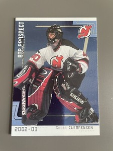 2002-03 ITG Be A Player Between the Pipes Scott Clemmensen #88