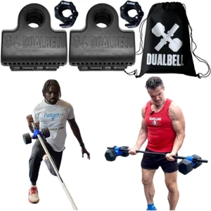 Dumbbell Barbell Converter - 1" Standard Bars, up to 100Lb Capacity - Dumbbell C - Picture 1 of 9