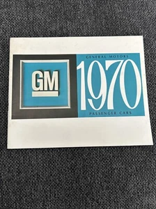 1970 GM Passenger Car Catalog Brochure Great Condition. (B1) - Imagen 1 de 5
