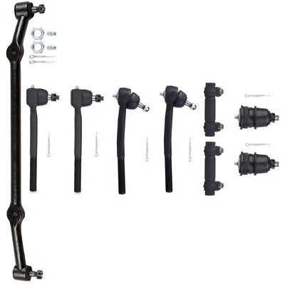 9x Front Tie Rod Ends Ball Joints For Chevrolet Caprice Impala Buick Roadmaster - Image 1 of 4