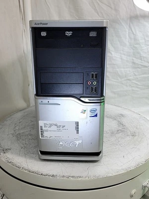 ACER AcerPower FH APFH-UD4401P Desktop INTEL CORE2 4400 2GHz 2GB SEE NOTES - Image 1 of 4