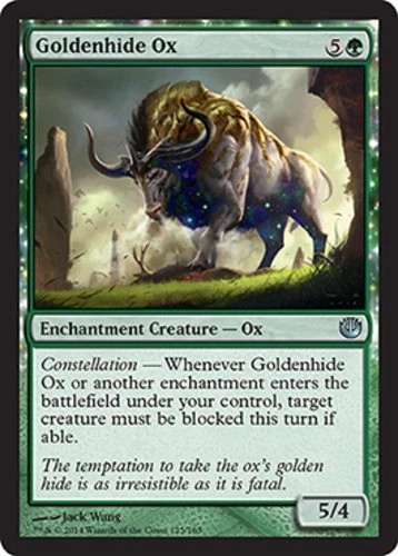 Goldenhide Ox - Journey into Nyx #125/165 MTG Magic The Gathering - Image 1 of 1