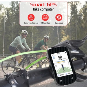 GPS Bike Computer Wireless Waterproof GLONASS ANT+ Sensor And BT Offline Maps - Picture 1 of 7