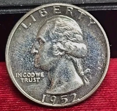 1952 25c. Circulate Proof Washington Quarter Toned - Image 1 of 2