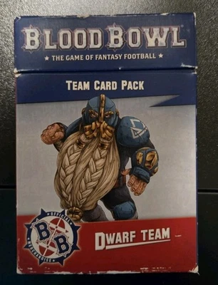 GW Blood Bowl Dwarf Team Card Pack - Image 1 of 2