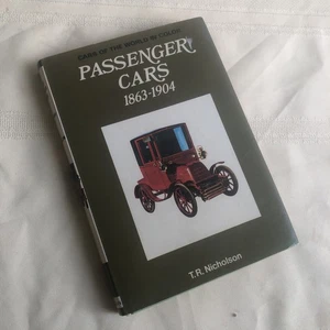 VTG 1970 First Ed Cars of the World in Color: Passenger Cars 1863 1904 Nicholson - Picture 1 of 16