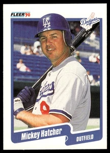 1990 Fleer #398 Mickey Hatcher - Picture 1 of 2