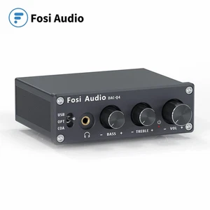 Fosi Audio Q4 Kopfhörerverstärker Mini Stereo DAC 24-Bit 192 KHz USB für Lautsprecher - Bild 1 von 6