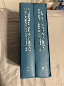 A History of the Parishes of the Archdiocese of Chicago Volume I and II HC 1980 - Picture 1 of 4