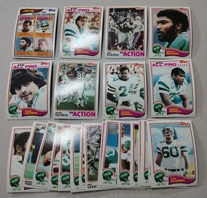Juego de tarjetas de fútbol americano 1982 Topps Team de los New York Jets ~ casi nuevo - Imagen 1 de 1
