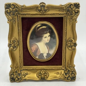 Lady Hamilton By George Romney By Cameo Creations. Oval Convex on Velvet - Picture 1 of 5