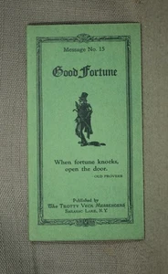 The Trotty Veck Messengers Saranac Lake  inspirational booklet  no. 15  1926 - Picture 1 of 2