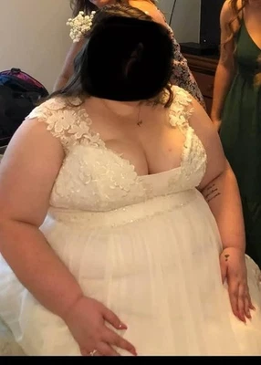 Christina Wu Wedding Dress- Worn Once Size 26 - Image 1 of 4