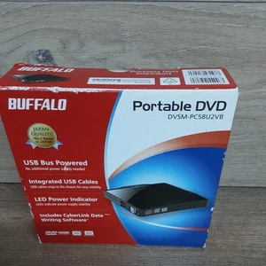 Buffalo DVSM-PT58U2VB Portable USB DVD Burner for Windows and Mac - Afbeelding 1 van 1