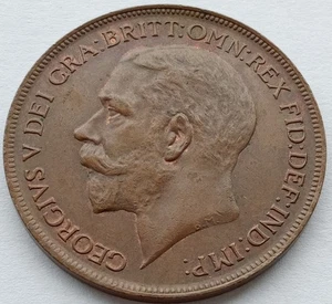 1922 George V one penny coin - Nice condition - Picture 1 of 2