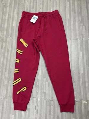 Pantalones de chándal Nike Air Jordan Flight MVP polar para hombre talla mediana FB7027 rojos $90 Foto 1 de 4