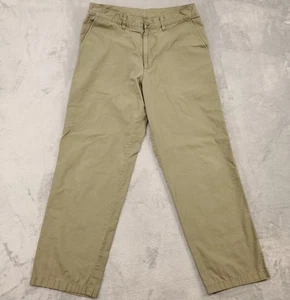 Patagonia Pants Mens 34 Khaki All-Wear Organic Cotton Chino Casual Flat Front - Picture 1 of 14