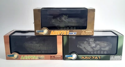 Lot 3 Dragon Armor 1/72 AAVP7A1 60072 - 600279 - 60056 - Immagine 1 di 4