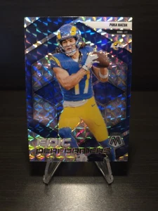 2025 Panini Mosaic Puka Nacua Epic Performers Silver Mosaic Prizm #7 Rams - Picture 1 of 2