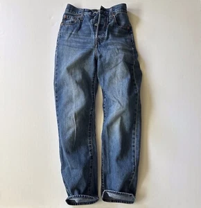 Levi’s Jeans Women's Size 24 Color Noe Fog Light Wash, Premium Ribcage Straight - Picture 1 of 11