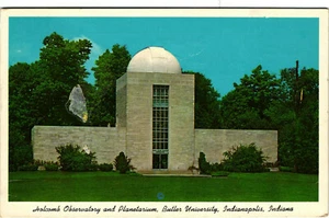 Indiana Indianapolis Holcomb Observatorium Planetarium Butler University Postkarte - Bild 1 von 2
