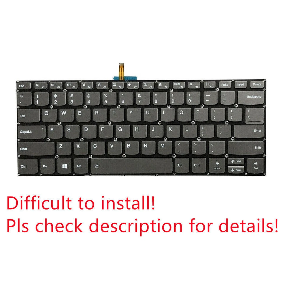 Оригинальная клавиатура с подсветкой США для Lenovo Flex 5-1570 - Изображение 1 из 1