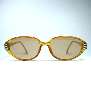 Sunglasses oval round Viennaline frames Cat Eye mineral lenses true vintage - Picture 1 of 11