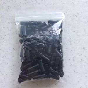 fiber optic cable dust cap protector st / sc 100 pack black  - Picture 1 of 1