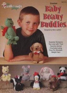 OOP!!!VTG!!!VHTF!!!CROCHET BABY BEANY BUDDIES SUPER CUTE!!! - Picture 1 of 1