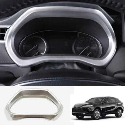 Matte Silver Car Dashboard Panel Cover Trim For Toyota Venza Harrier 2021-2023 - Image 1 of 4