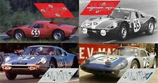 Decals Porsche 904 GTS Le Mans 1964 1:32 1:24 1:43 1:18 1:64 1:87 slot calcas