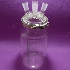 Lab Separately Reactor Cylinder Flask with The Easy Open clamp Four Necks - Picture 1 of 4