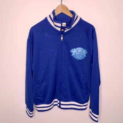 Vintage Ellesse Track Jacket mens large blue full zip windbreaker     - Image 1 of 4
