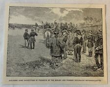 1894 magazine engraving ~ JAPANESE ARMY MANEUVERS before Mikado+Diplomats