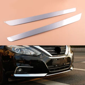 2X Fit For Nissan Altima 2016-2018 Chrome Front Bumper Side Corner Cover Trim - Bild 1 von 9