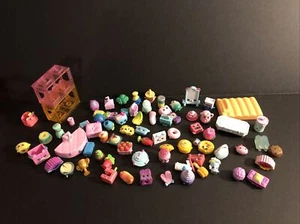 Shopkins Mixed Lot Of 76 Piece Lot From Multiple Seasons? Pets Dolls Toy - Picture 1 of 9
