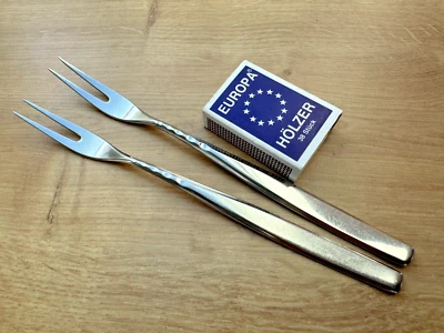 WMF Besteck London Cromargan 2 Fleischgabeln Serviergabeln 19,2 cm - Bild 1 von 3