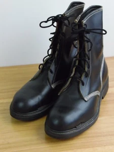 Vintage ‘Used’ Men's Hy-Test Steel Toe Farm Work Boots Black size 6 EEE - Picture 1 of 10