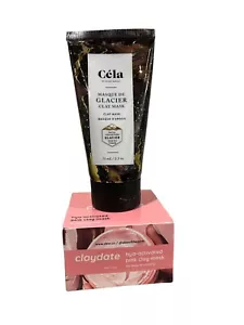 NEW SKINCARE! 2 CLAY MASKS - Dew of the Gods Claydate and Céla Masque de Glacier - Picture 1 of 4